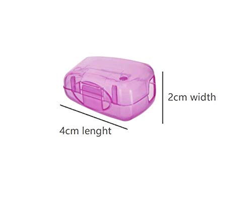 10 Pieces Toothbrush Head Cover Portable Brush Case Protective Caps for Home Daily Travel Outdoor Camping Sport Running Hiking