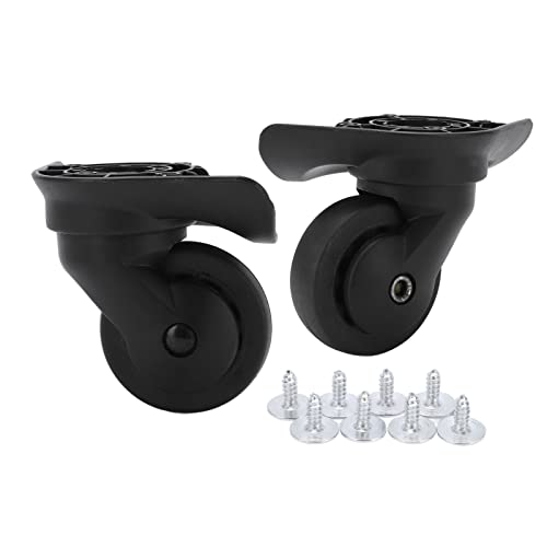 1 Pair Luggage Wheels Replacement, A52 Swivel Wheels for Travel Suitcase