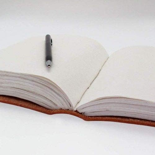 MONTEXOO Leather Journals Sketch book for Men Women - Genuine Journals for Writing 240 pages 5 x 7 inches Notebook Diary Dnd Travel Bullet Old Cool Antique Large Bound (Moon Coffee Journal)