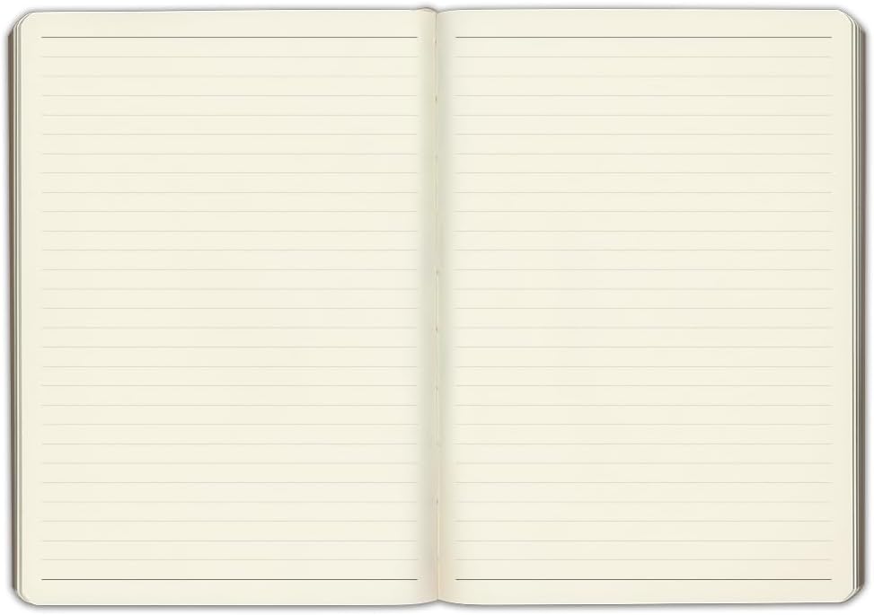Gallery Leather Journal Notebook - 192 Pages, Softcover, For Men and Women, For Writing, Work & Travel, Handcrafted - Caribbean Sunset - 8 x 5.5, Desk Lined