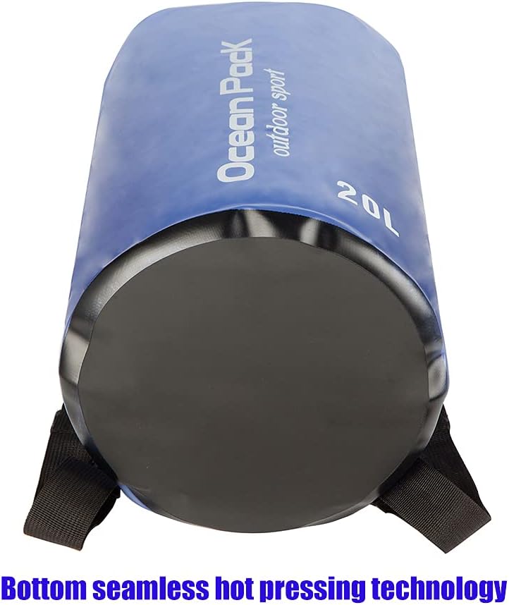 Floating Waterproof Dry Bag 10l/20l,Roll Top 10L/20L Waterproof Dry Bag Backpack For Kayaking Boating Swimming for Women Men