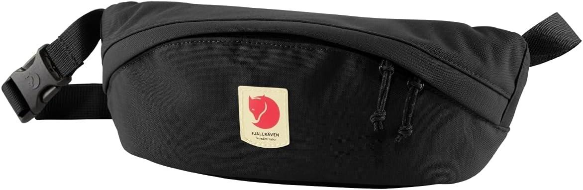 Fjällräven Ulvo Hip Pack Medium - Waterproof Bergshell Fabric, Durable Storage, Adjustable Belt- Hiking, Travel