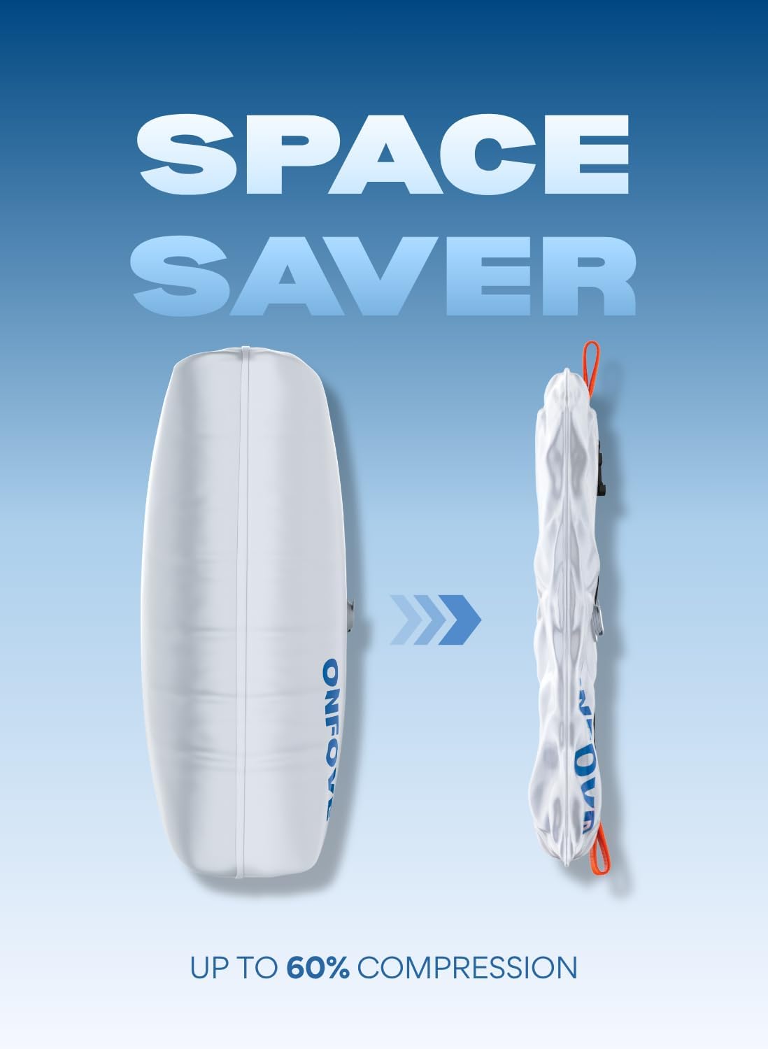 Vacuum Bags for Travel with Pump, Reusable Space Saver Bags (2 Pack)