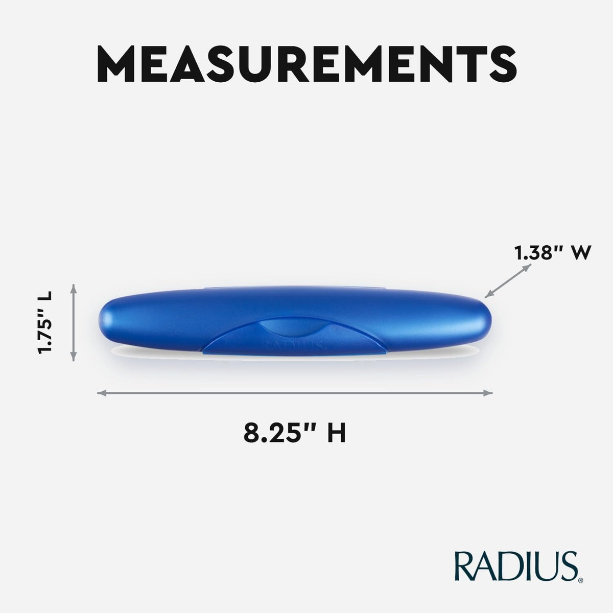 RADIUS Travel Case Value Pack, 3 Count (Toothbrush, Razor, Soap), BPA-Free Recycled Plastic, Portable for Bathroom, School, Home, Camping - Lavender