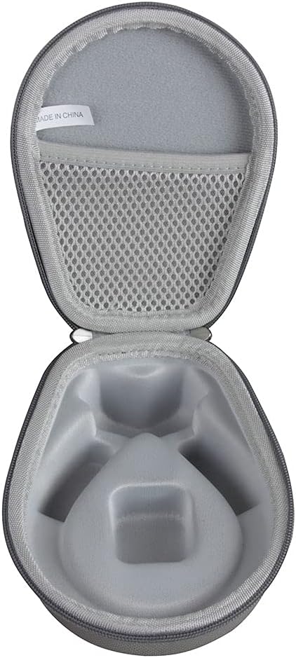 Hermitshell Case for AfterShokz Trekz Air/AfterShokz Aeropex/Titanium Mini/Shokz OpenRun Pro/SHOKZ OpenRun Pro 2 Open Ear Wireless Bone Conduction Headphones AS650 / AS800 (Grey)