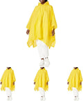 Totes Adult Packable Lightweight Hooded Rain Poncho