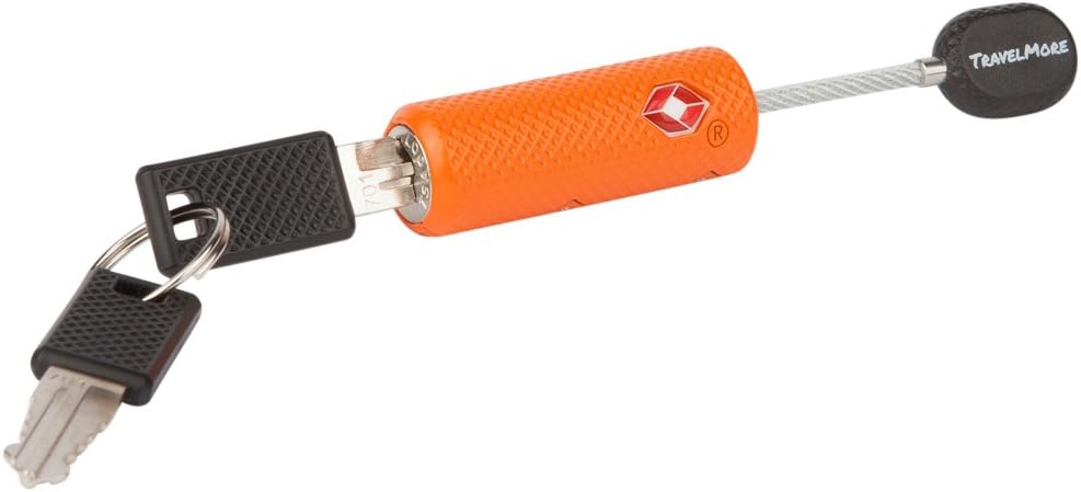 TravelMore TSA Approved Locks for Luggage with Keys, Secure Travel Locks