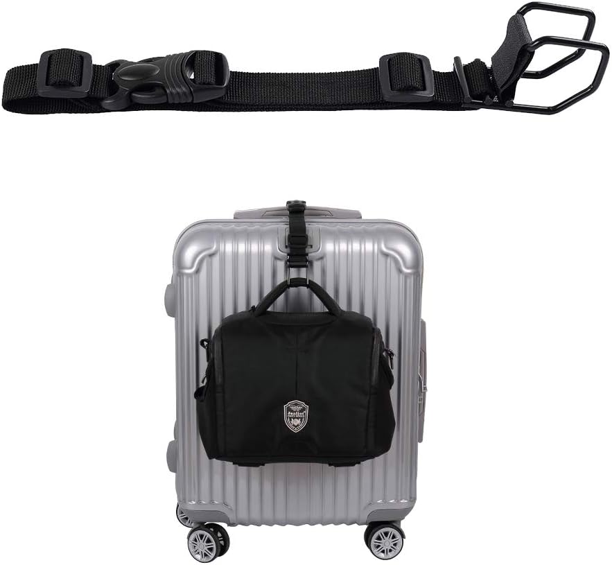 Vigorport Luggage Hook Strap, J Hook for Add A Bag Luggage Travel Essential