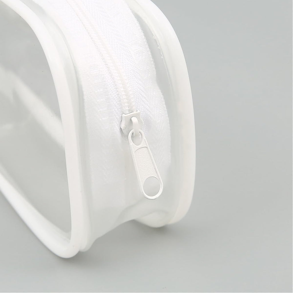 GAQWOK 2Pcs Clear Toiletry Bags for Traveling