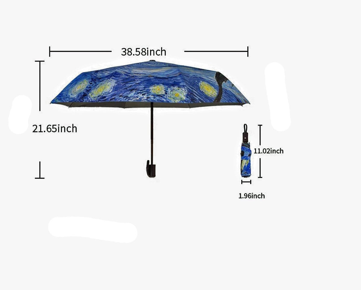 Blazing Autumn Vincent van Gogh Umbrellas