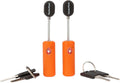 TravelMore TSA Approved Locks for Luggage with Keys, Secure Travel Locks