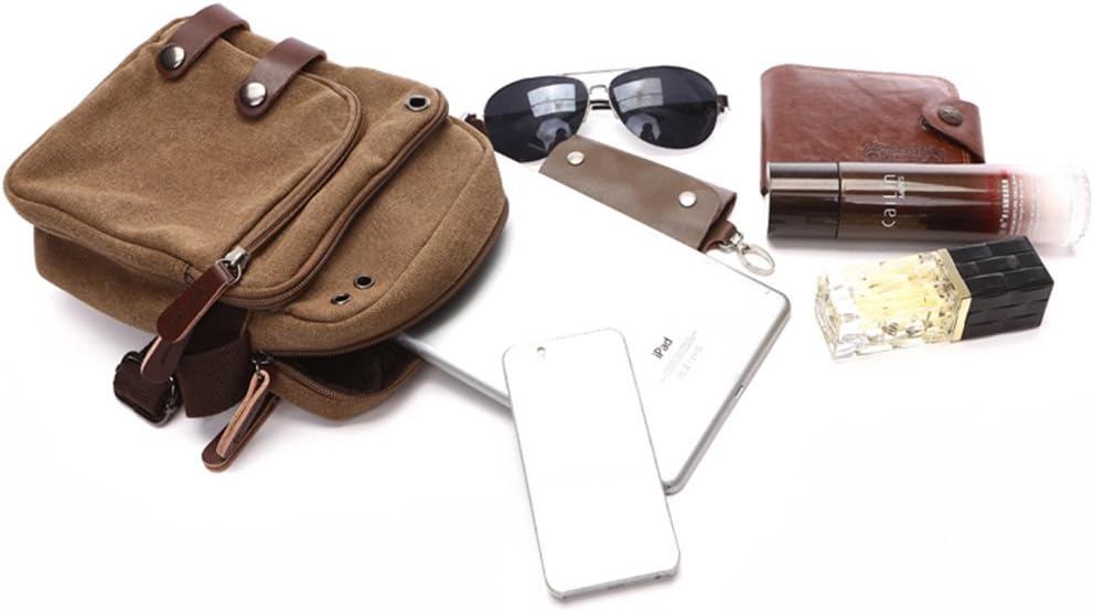 Mini Crossbody Bags for Women and Men Small Purses and Handbags Travel Purse Canvas Shoulder Purse Bag