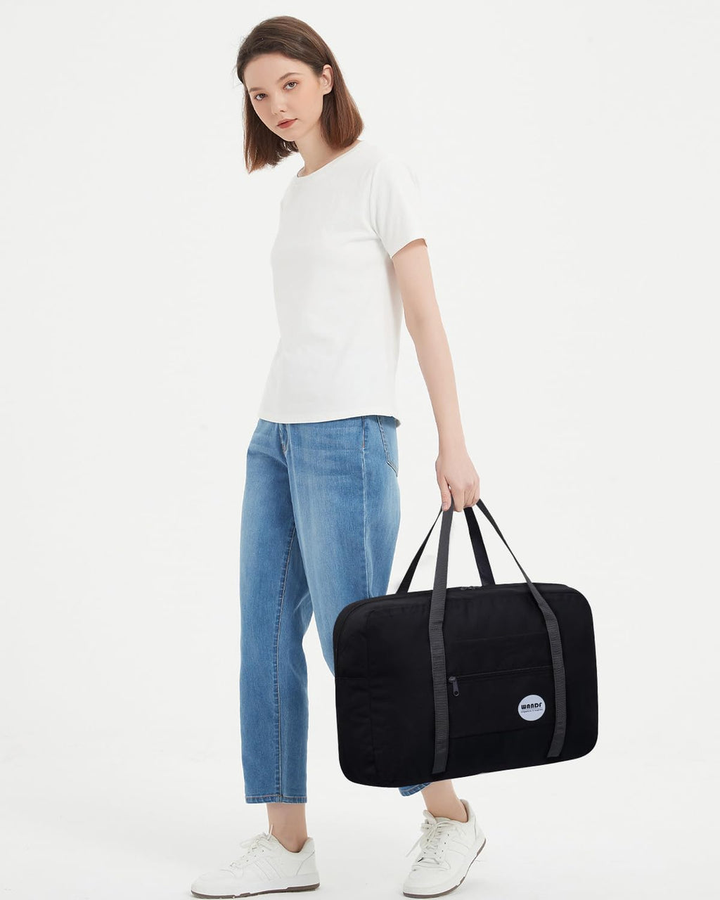 WANDF Personal Item Travel Bag, Carry On Duffle Bag Women