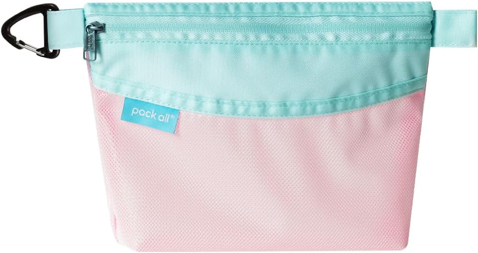 pack all Water-Resistant Zipper Pouch, Mesh Zipper Bag, 8.66"x5.91"