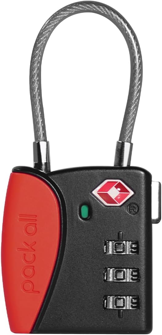 pack all TSA Approved Travel Luggage Locks, Resettable 3-Digit Code