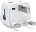 Universal International Power Adapter-2 in 1 UK Travel Plug Converter for Type G - Ideal for United Kingdom, Ireland, Great Britain, Scotland, England - London, Dublin - Worldwide Compatibility