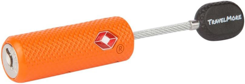 TravelMore TSA Approved Locks for Luggage with Keys, Secure Travel Locks