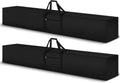 2 Pcs 83 x 16 x 12 Inch, 260 L Large Storage Duffle Bag Black