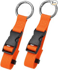 2 Pack Adjustable Luggage Connector Straps for Suitcases - Jacket Gripper