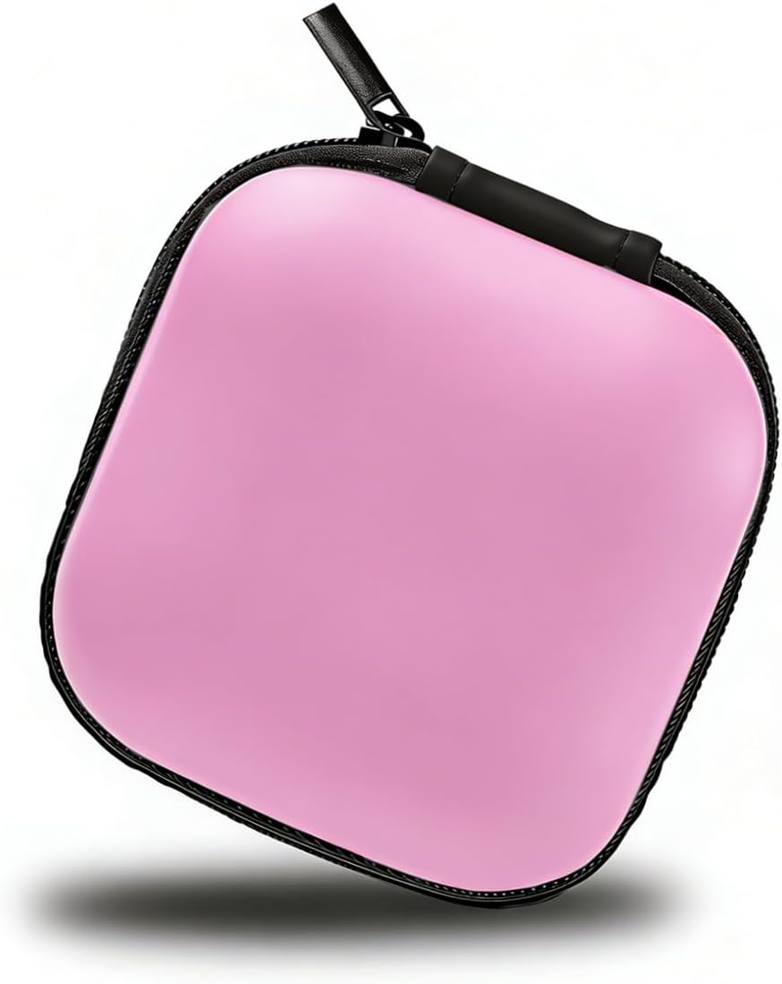MAS CARNEY Earphone Case, Headphone Earbud Hard Protective Carrying earplug Case Bag for Wired Earphones MP3 Small Items