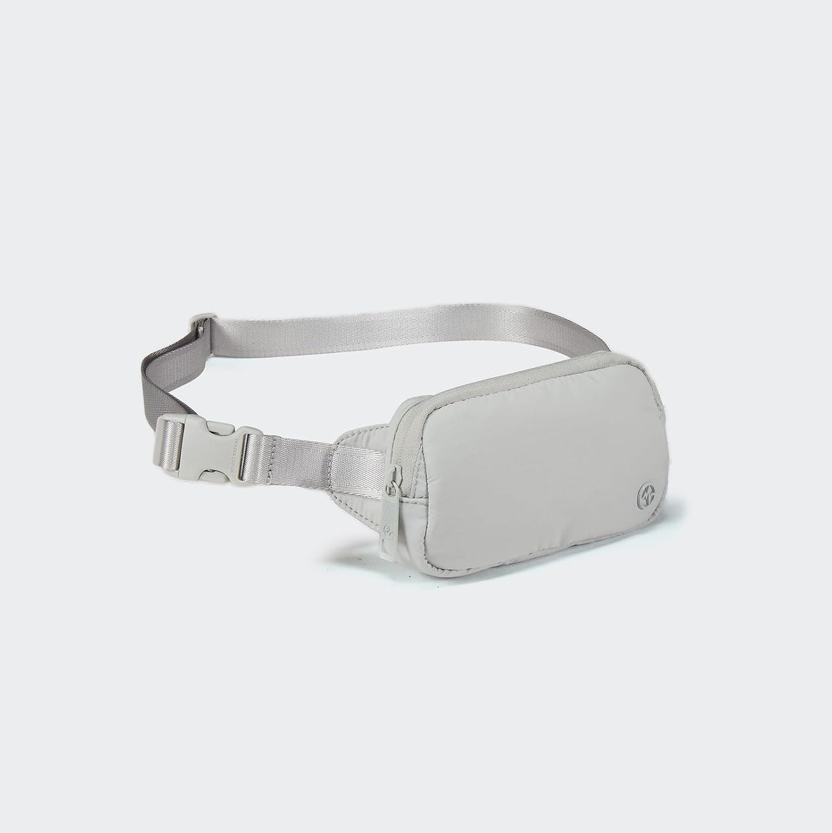 Pander Mini Belt Bag – Ultra Compact, Fits 6.7” Phone, Lipstick, Earbuds, Essentials, Small Crossbody Waist Purse, Pale Grey