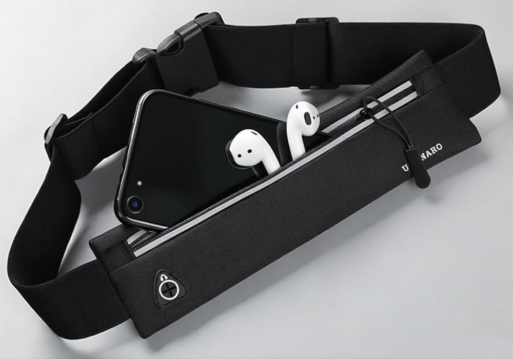 U·LANARO Slim Running Belt Fanny Pack Running Phone Holder Waist Band Pouch
