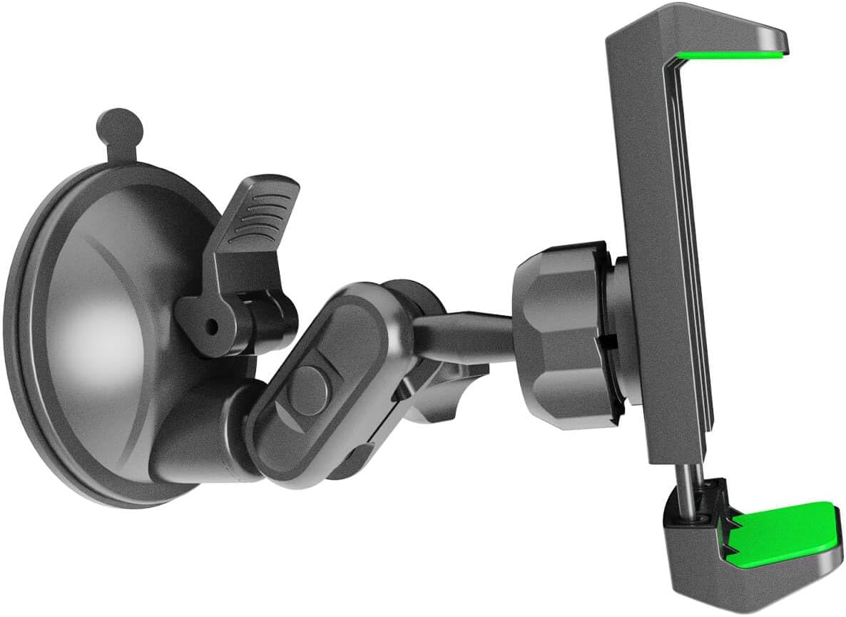 Universal Mirror Shower Phone Holder, Multi-Directional Dual 360 Degree Rotating Suction Cup Phone Wall Mount stand, Tiktok Youtube Vlog Video Recording Kit, airplane travel essentials accessories