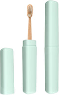 uxcell 2Pcs Travel Toothbrush Case, 8.27 x 1.38 Portable Travel Toothbrush Holder, Plastic Toothpaste Container for Bathroom, Gym, Business Trip, Camping, Green