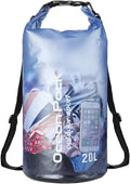 Floating Waterproof Dry Bag 10l/20l,Roll Top 10L/20L Waterproof Dry Bag Backpack For Kayaking Boating Swimming for Women Men
