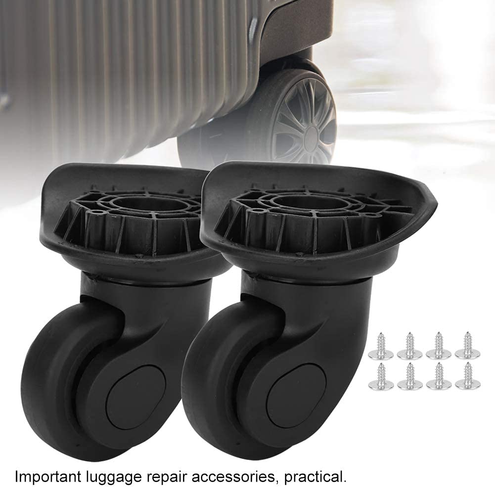 Single Row Universal Wheel, Pair of Drawbar Box Luggage Suitcase Baggage Case Wheel Replacement