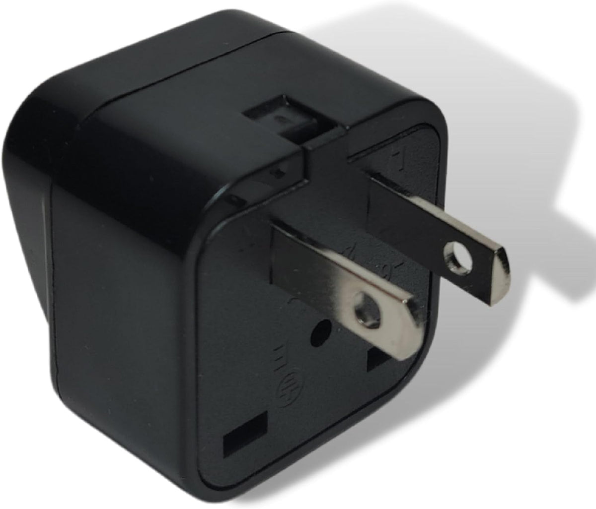 Universal International Power Adapter Plug Tip Converter - Convert Europe, EU/UK/CN/AU to USA - Great for Cell Phone Charger - Not Converter