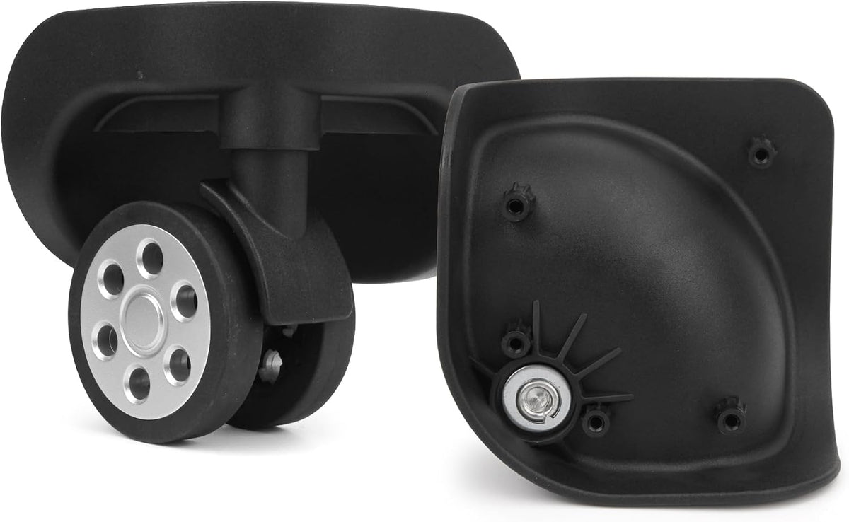 1Pair Double Row Luggage Replacement Caster Wheels Suitcase Repair A135C