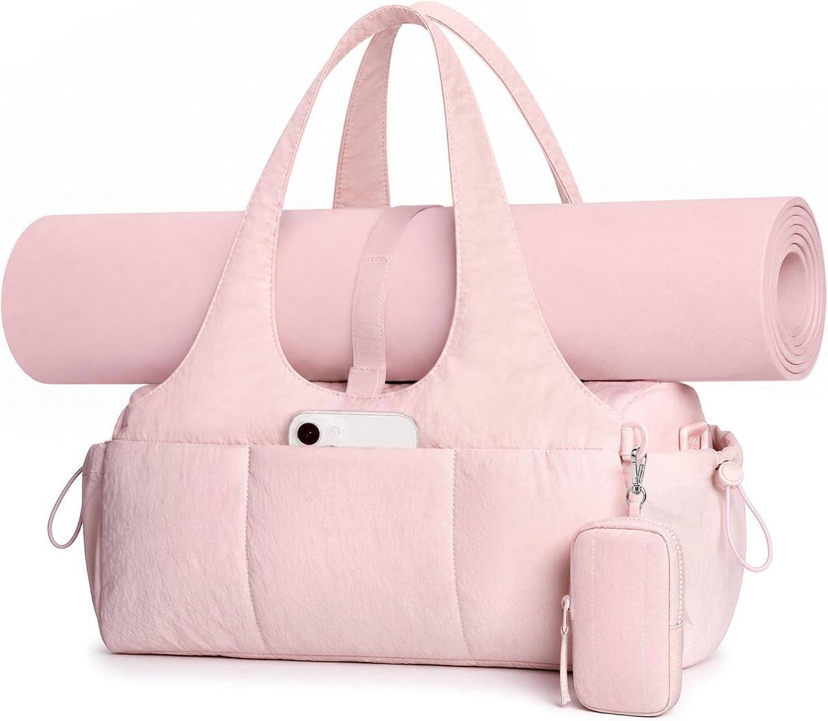 TOPEAST Gym Bag for Women with Yoga Mat Holder Mini Gym Bags Sports Dance Workout Yoga Bag