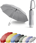 Windproof Travel Umbrella for Rain, Withstand 85MPH Winds, 52 Inch Automatic Reverse Fold Umbrellas Easy Auto Open Close, Portable Compact Umbrella Includes Cover Bag, Perfect for Travel, Car, Commute, Women Men, Backpack