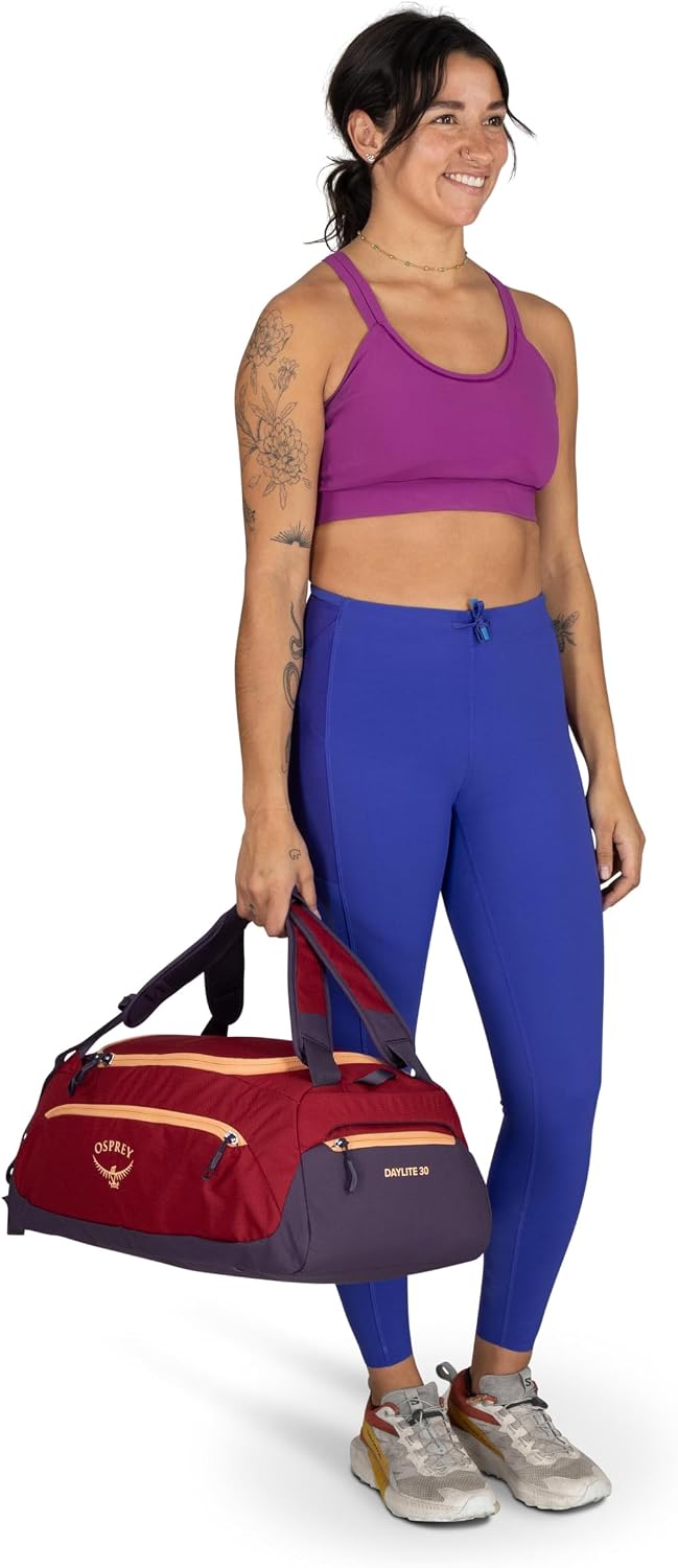 Osprey Daylite Duffel Backpack - Convertible Everyday Duffel Bag for Gym, Commute, and Travel