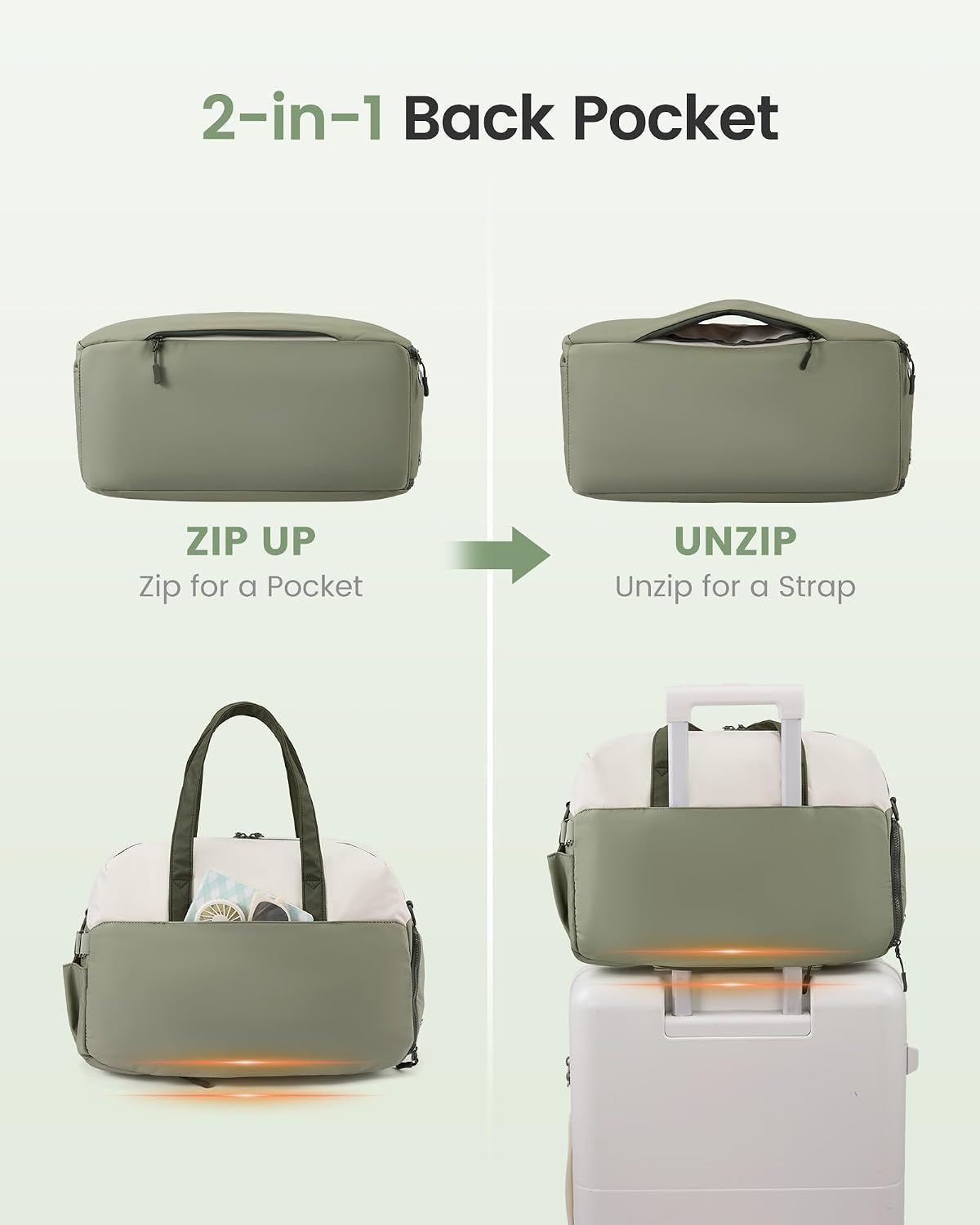 LOVEVOOK Small Gym Bag for Women with Tumbler Holder & Shoe Compartment
