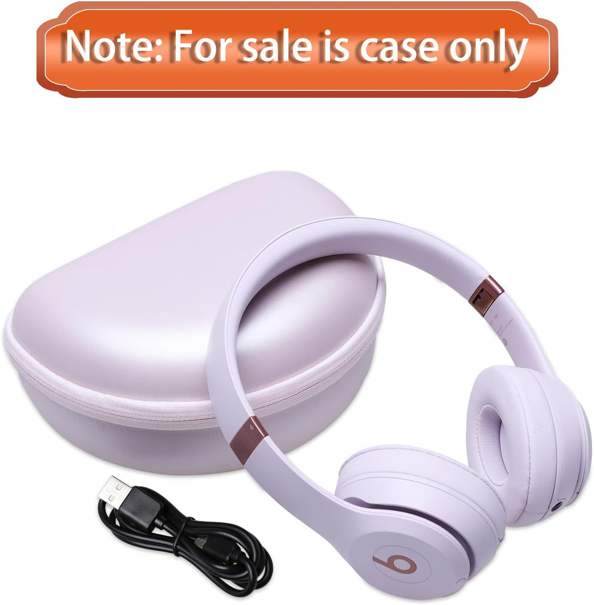 Case for Beats Studio Pro/Solo 4/Studio3/Solo3 Wireless Headphone PU Brown