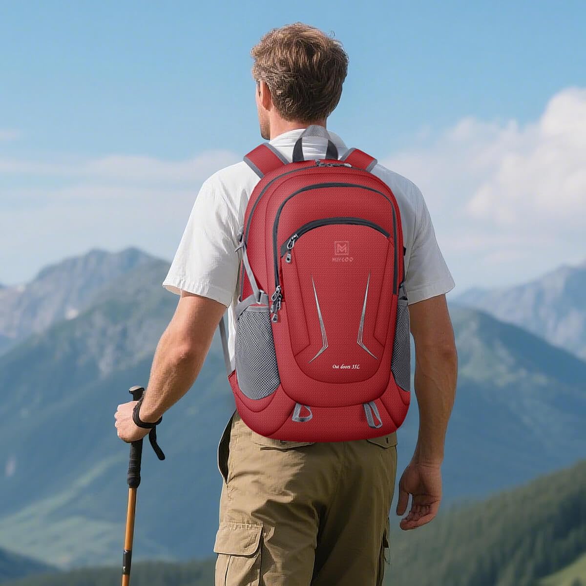 MIYCOO Ultralight Packable Backpack, 35L Water-Resistant Hiking Daypack