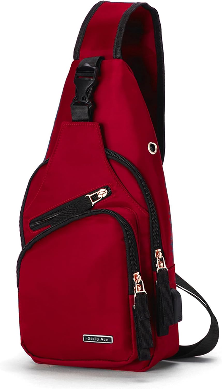 Seoky Rop Men Women Sling Backpack Shoulder Chest Crossbody Bag