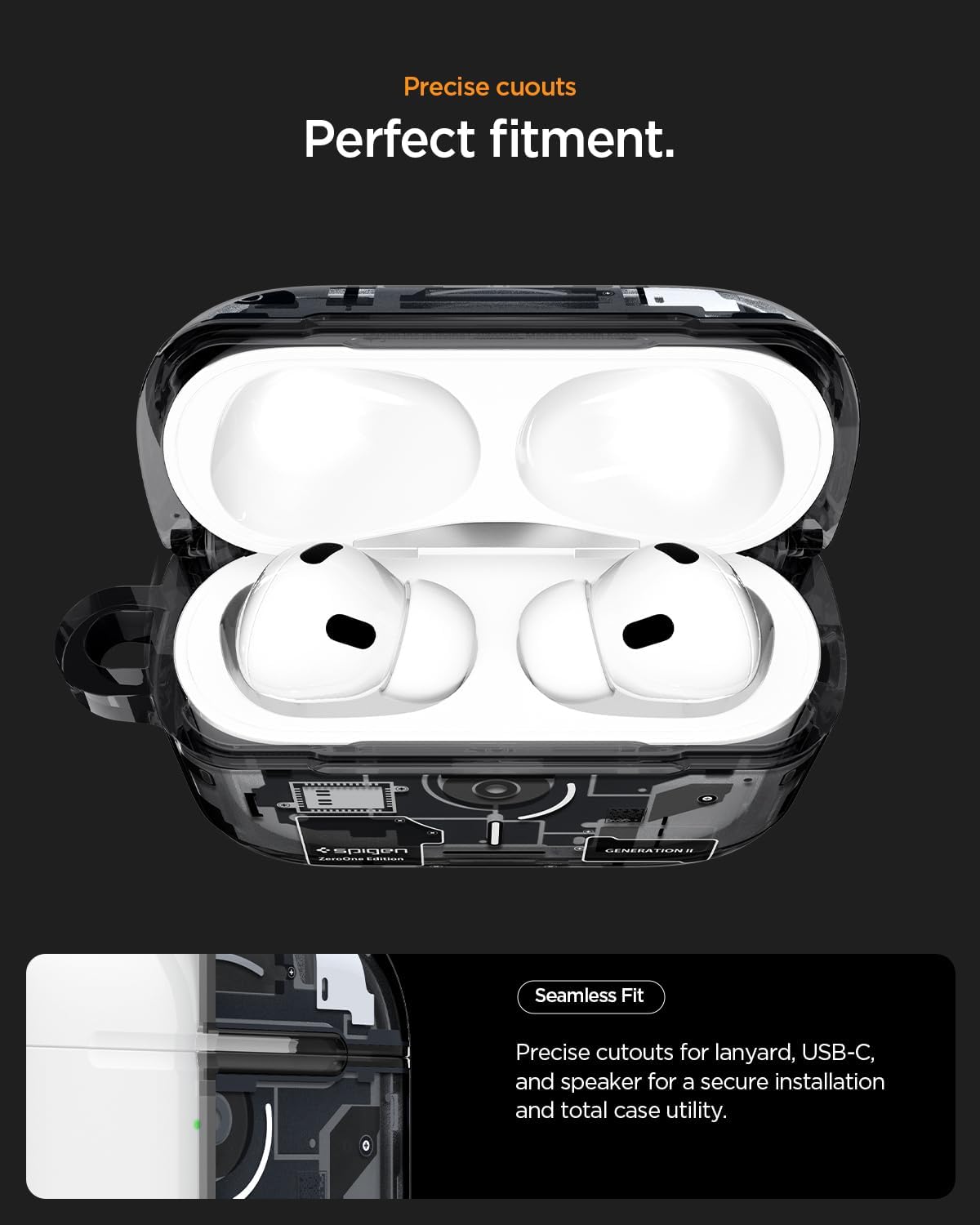 Spigen Ultra Hybrid MagFit Case Designed for AirPods Pro 3 Case (2025)