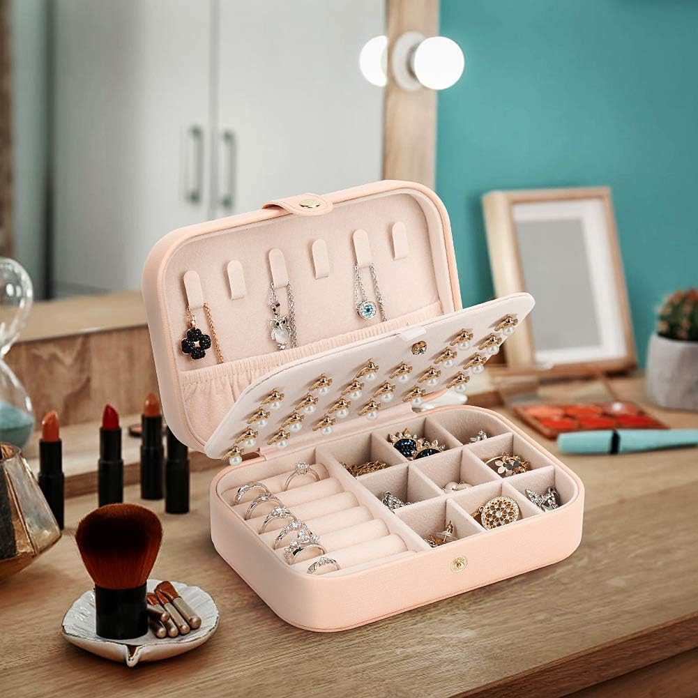 Travel Jewelry Case Jewelry Organizer Box Small Jewelry Storage Case