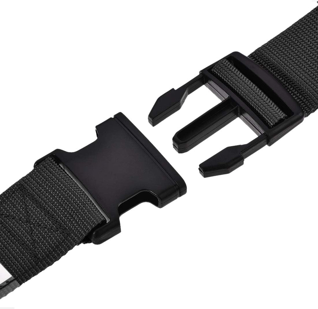 uxcell Luggage Straps Suitcase Belts 2x78 2Mx5cm Black 2Pcs