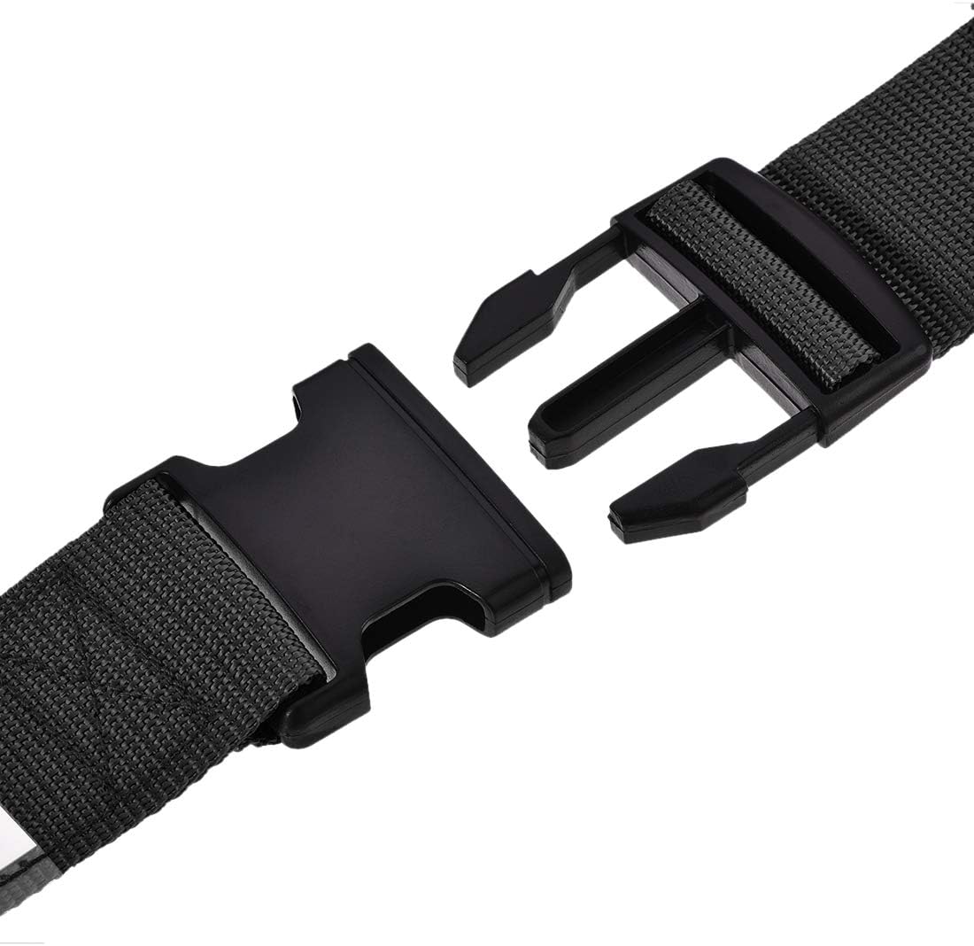 uxcell Luggage Straps Suitcase Belts 2x78 2Mx5cm Black 2Pcs