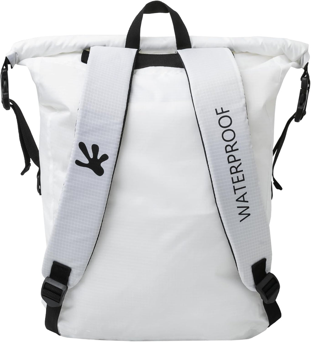 geckobrands Lightweight 30L Waterproof Backpack - Lightweight Watertight Outdoor Bag Hiking Traveling Light Water Activities