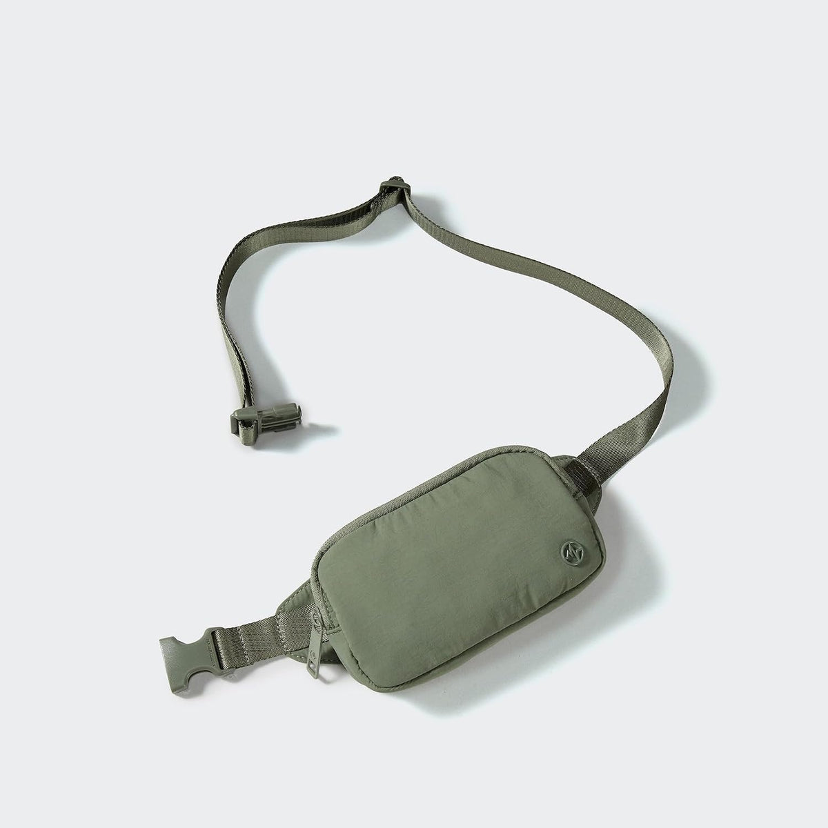 Pander Mini Belt Bag – Ultra Compact, Fits 6.7” Phone, Lipstick, Earbuds, Essentials, Small Crossbody Waist Purse, Grey Sage