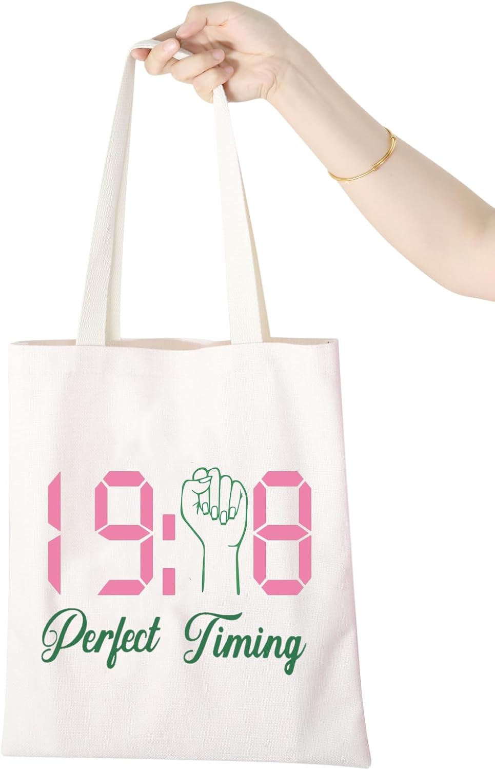 WCGXKO Sorority Gift Sorority Tote Bag Sorority Merchandise (Perfect 08 tote)
