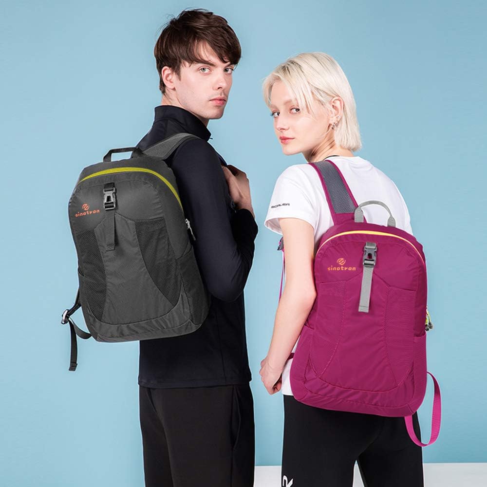sinotron 22L Lightweight Packable Hiking Backpack, Small Hiking Backpack Day Pack for Women Men Travel Camping Vacation