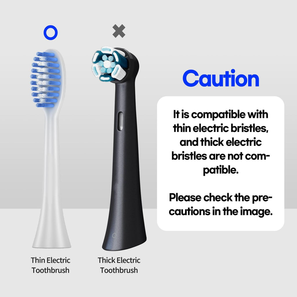 HubiCare Toothbrush Case, Toothbrush Covers with Holder, Rechargeable Travel Home Toothbrush and Holder, Cleaner Case for Thin Electric and Manual Toothbrushes (Black)