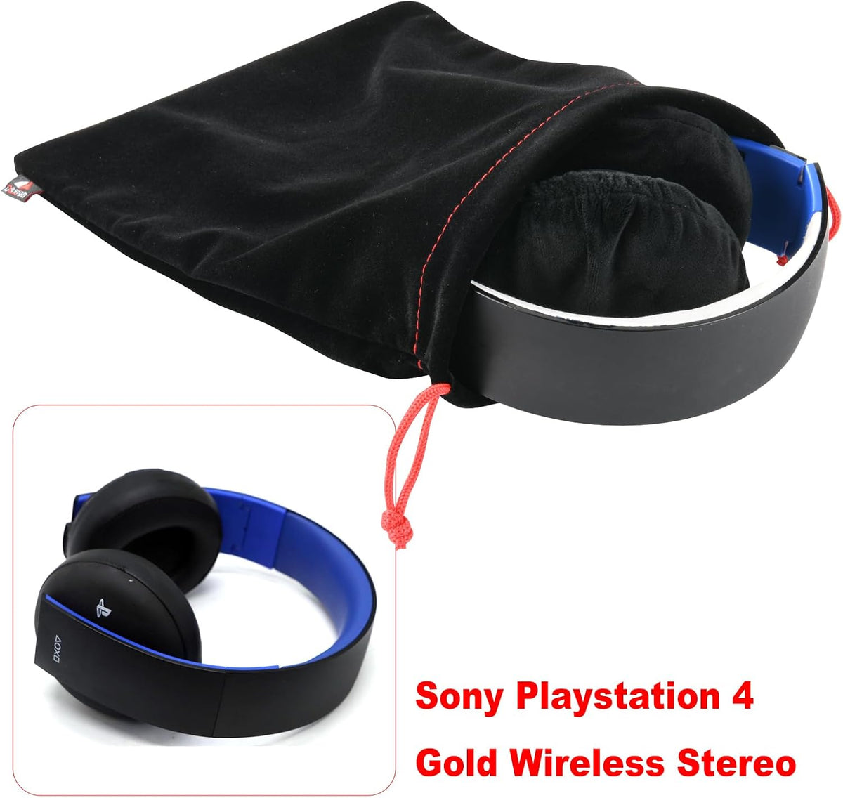 Universal Headphone Protection Pouch Bag 11 x 9.25 in (Large)