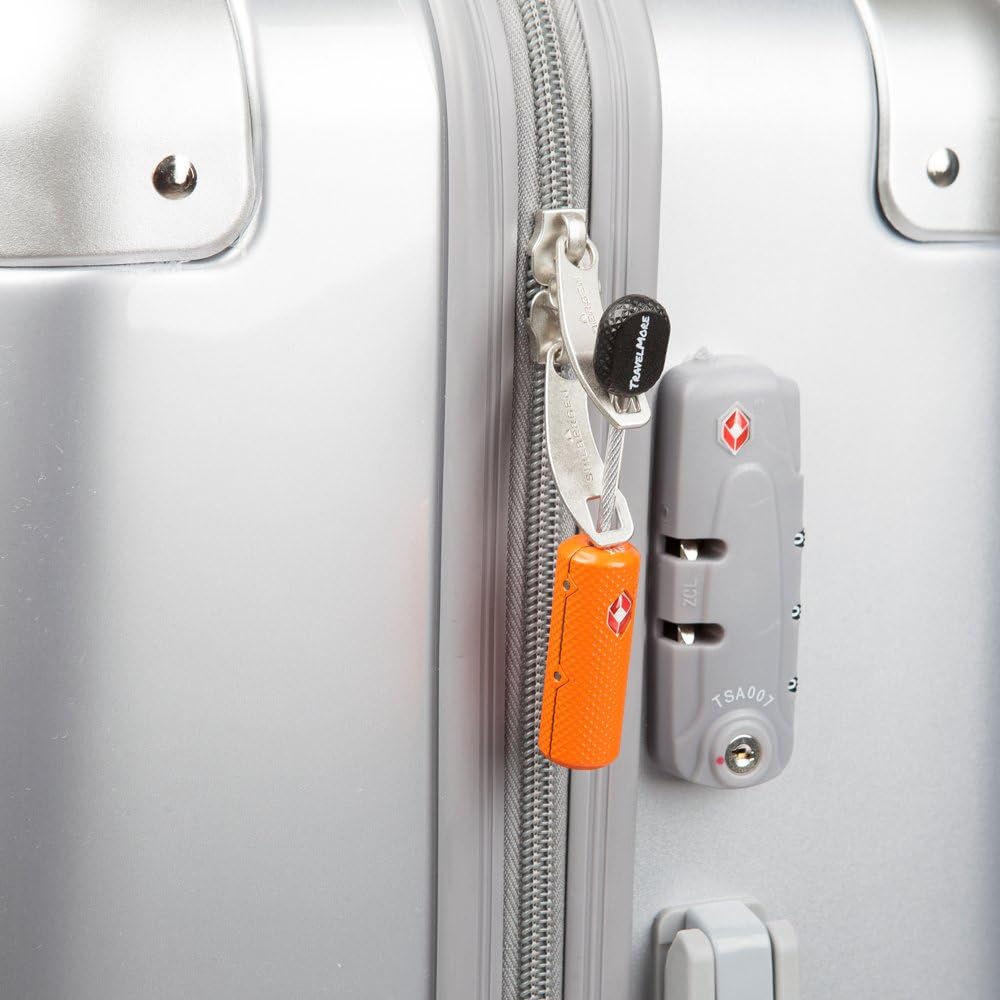 TravelMore TSA Approved Locks for Luggage with Keys, Secure Travel Locks